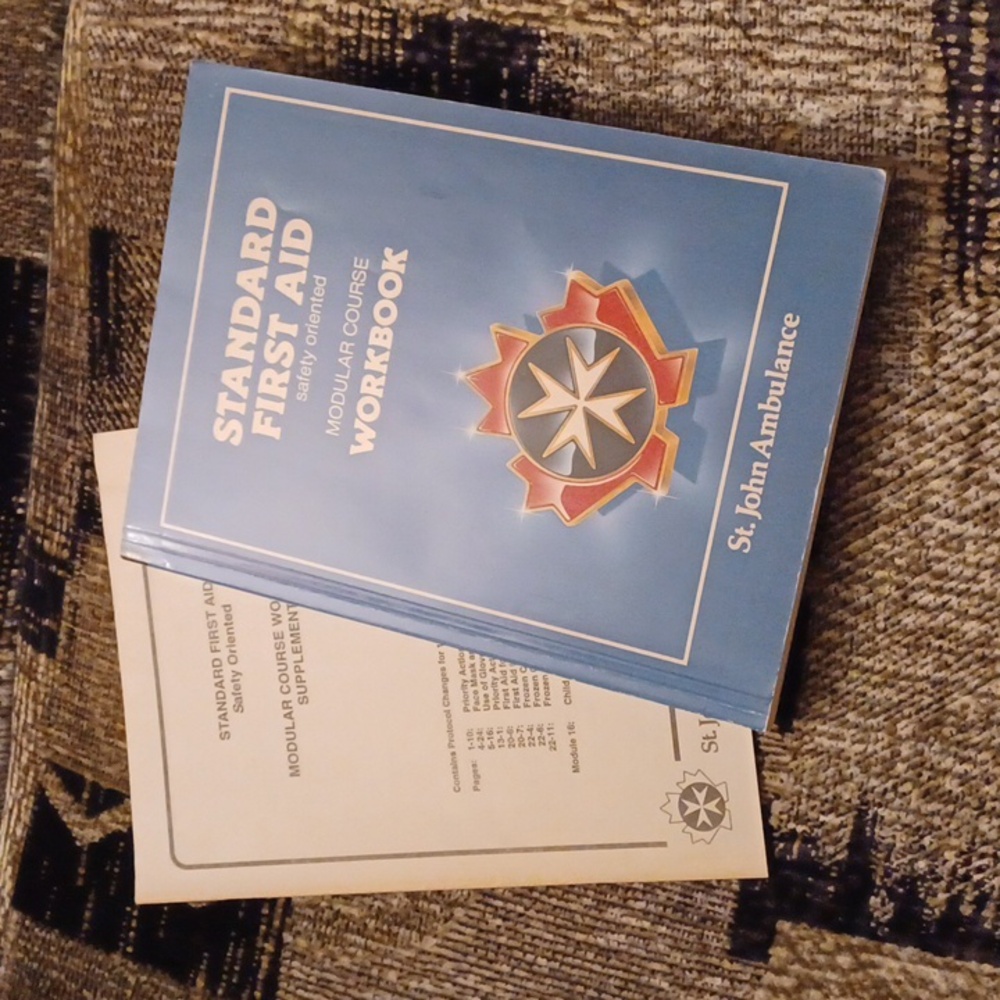 $4 Add-on St. John Ambulance First Aid Workbook & Supplement